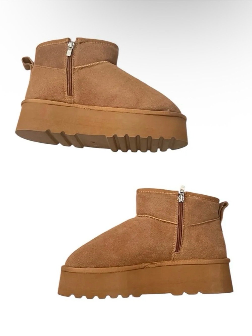 BRATZ BROWN CHUNKY PLATFORM BOOTS- Size 11- shoes